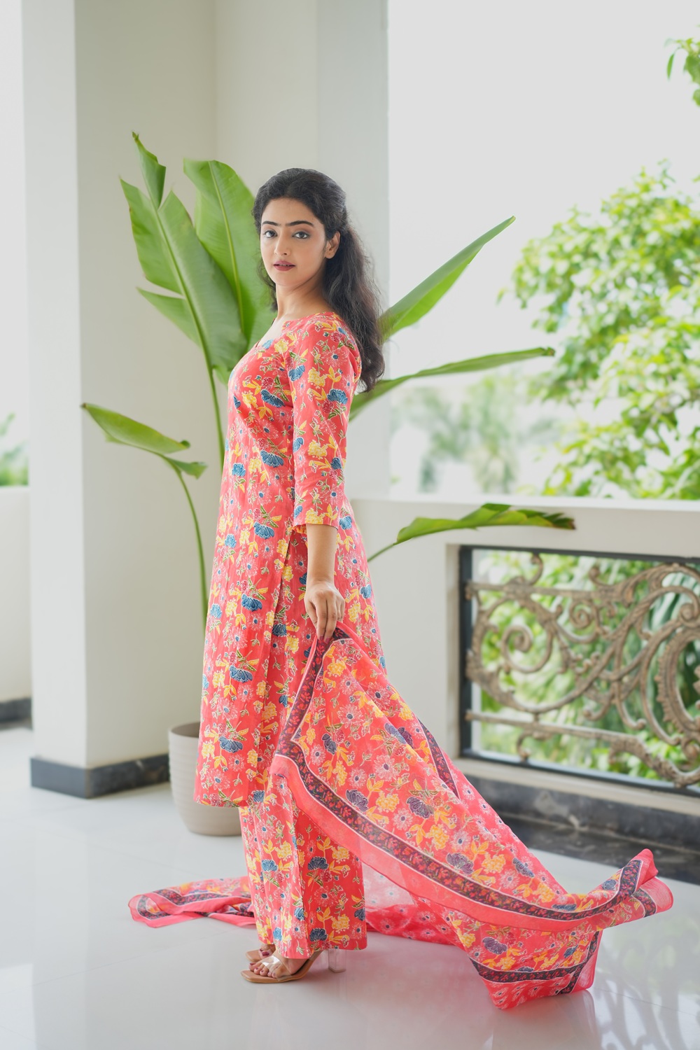 Flamingo Cotton suit set 4