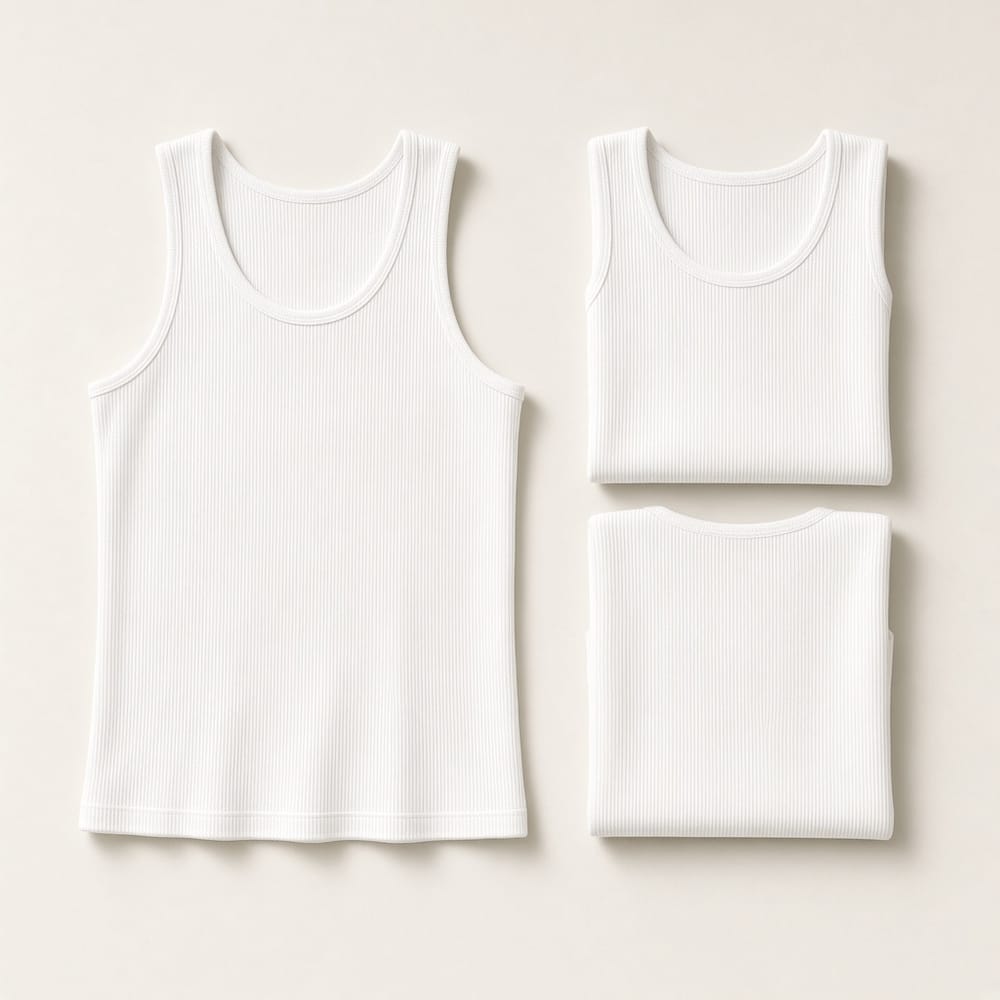 Frontline White Singlets