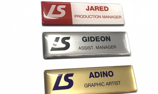 Printed Epoxy Nametags
