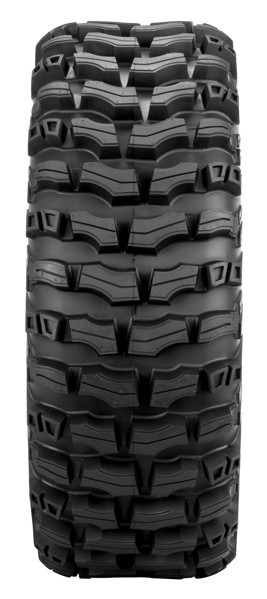 Sedona Buzz Saw RT tire, straight-on tread view