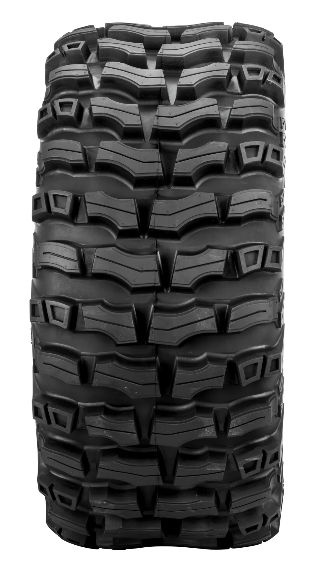 Sedona Buzz Saw RT tire, straight-on tread view