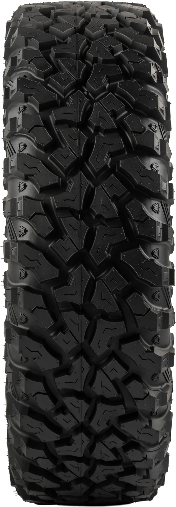 Sedona Ridge Ripr tire, straight-on tread view