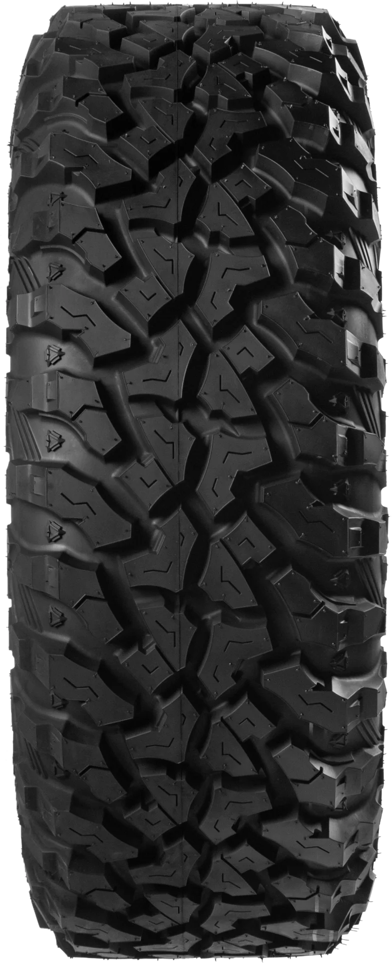 Sedona Ridge Ripr 30x10R15 tire, straight-on tread view