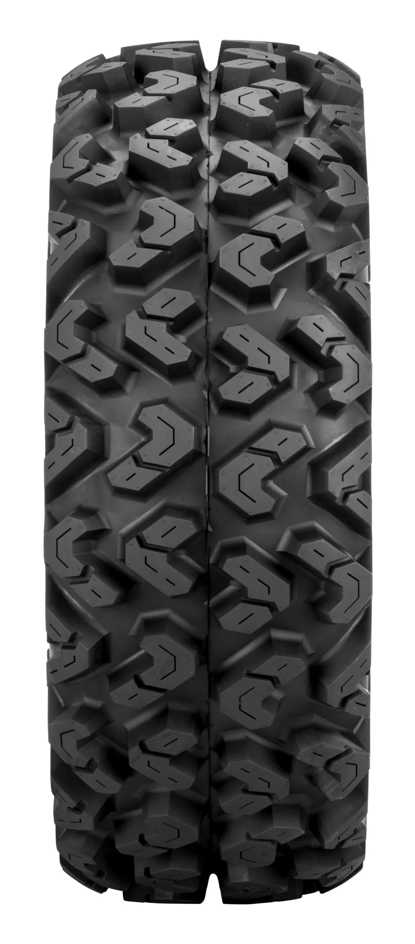 Sedona Rip Saw RT tire, straight-on tread view