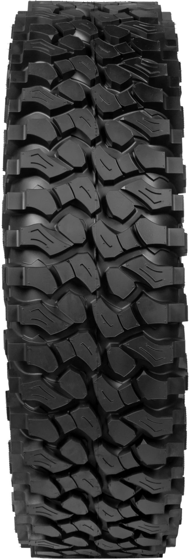 Sedona Rock Gripr tire, straight-on tread view