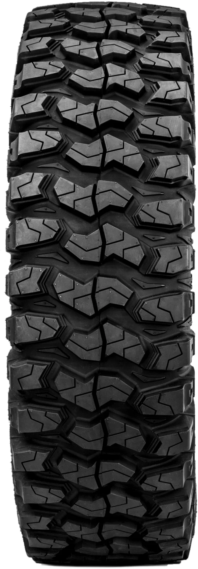 Sedona Rock-A-Billy tire, straight-on tread view