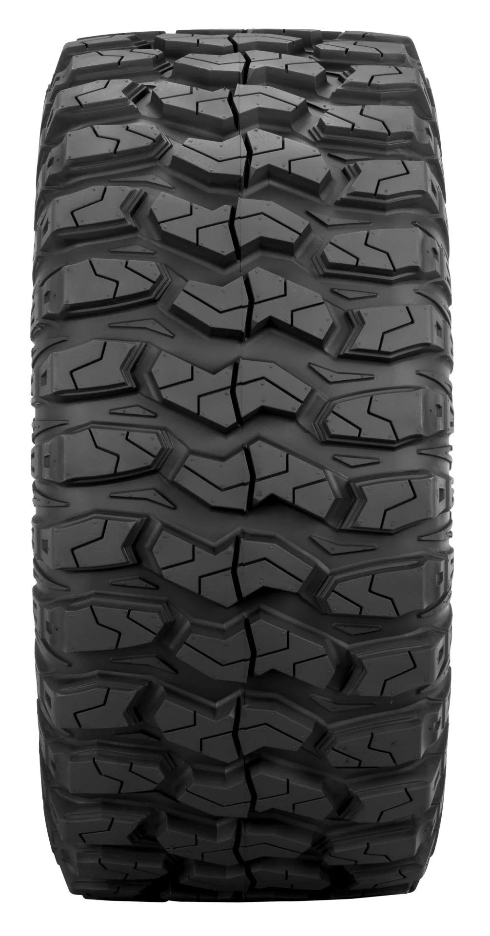 Sedona Rock-A-Billy tire, straight-on view of the full tread face