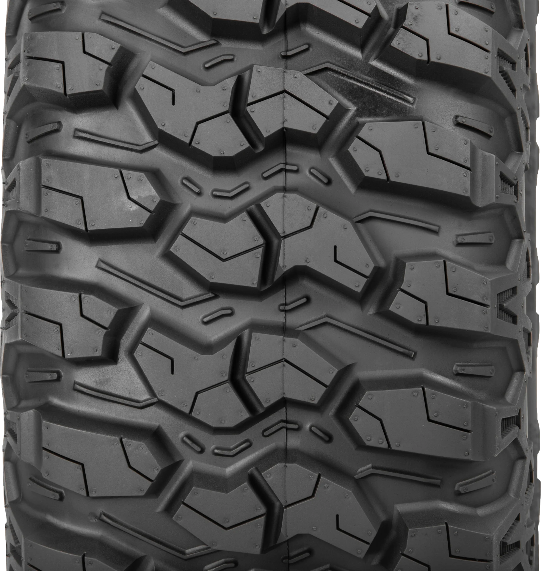 Close-up of Sedona Trail Saw 2.0 center tread blocks