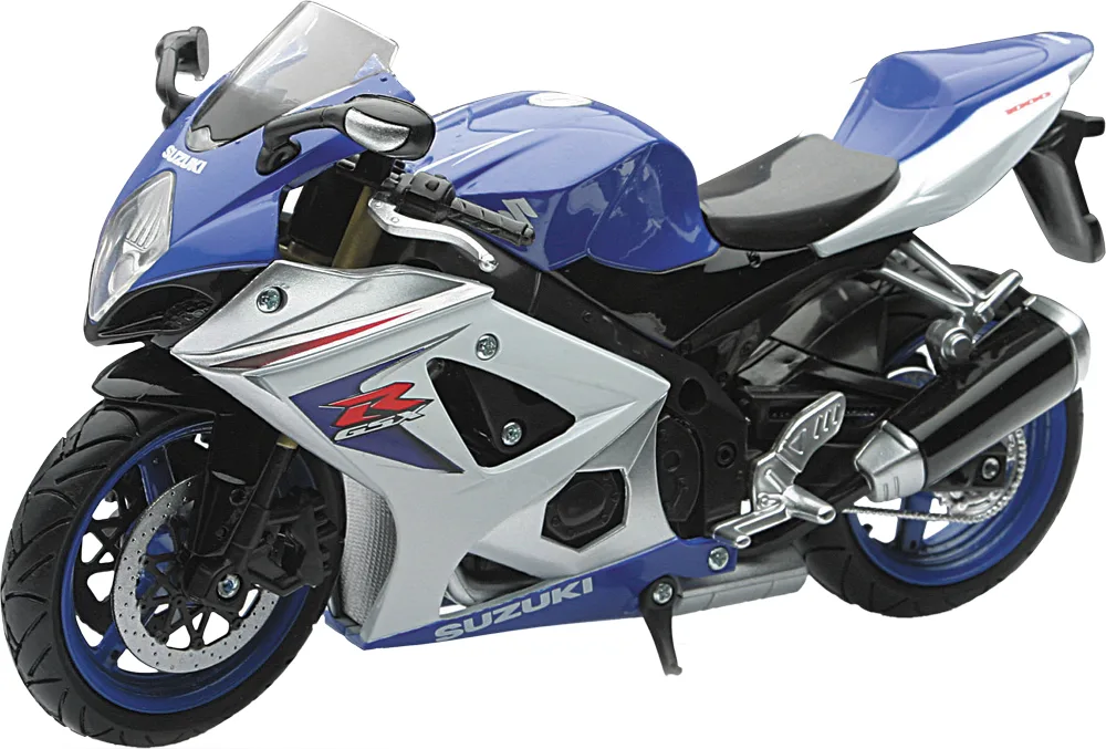 Blue New-Ray 2008 Suzuki GSX-R1000 1:12-scale motorcycle replica