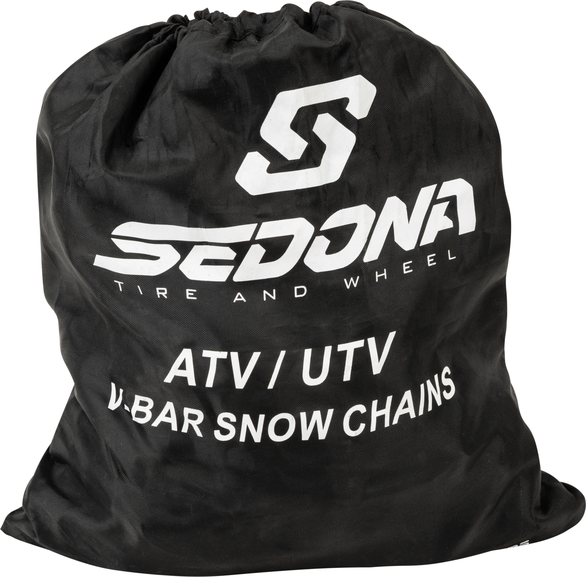 Sedona Size C V-Bar chains with hardened-steel traction cleats