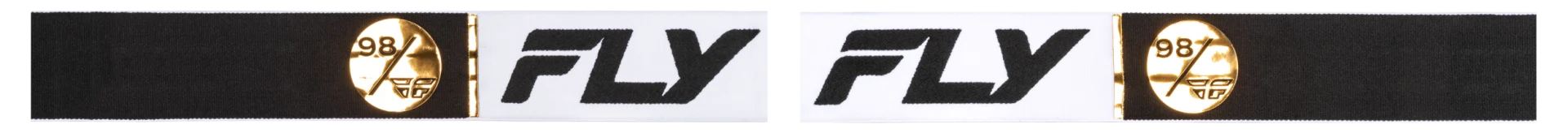 FLY Racing 2024 Zone Elite Snow Goggles White/Black strap detail