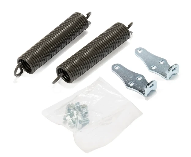 WARN ProVantage plow spring kit with two coil springs, two mounting plates and a bag of hardware