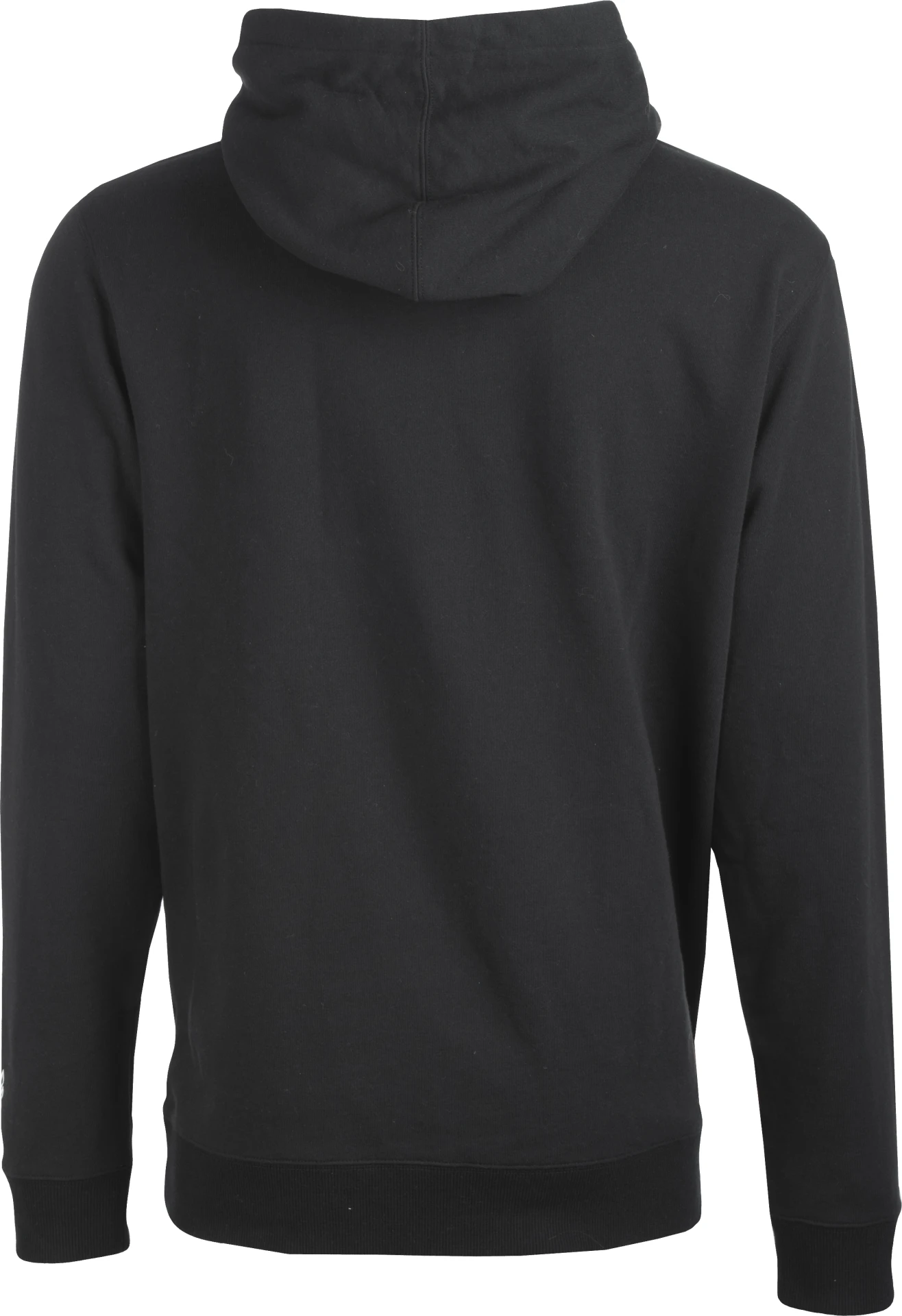 Black Fly Racing Corporate zip-up hoodie, back view