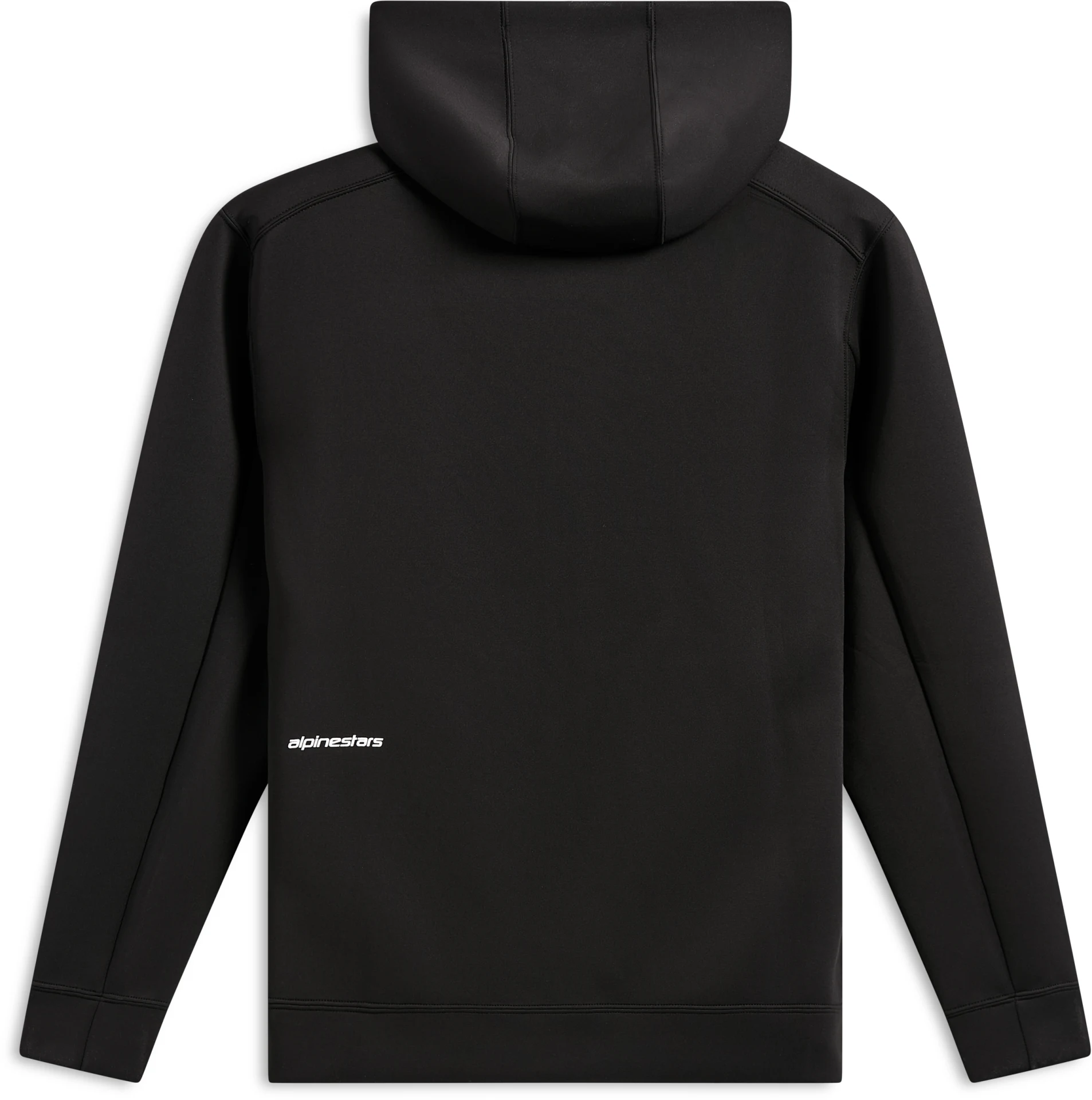 Black Alpinestars Cypher zip hoodie, back view