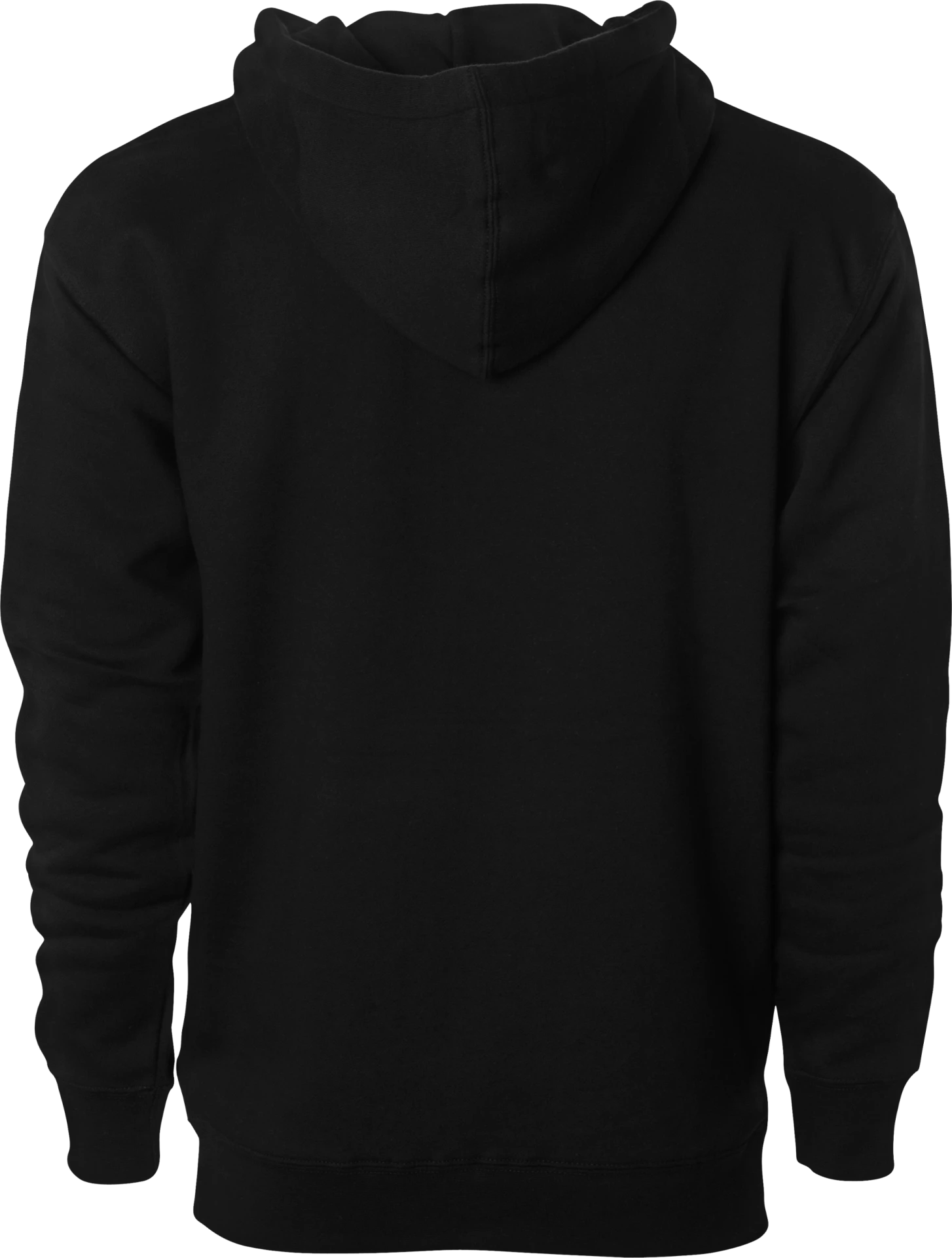 Black Fly Racing DBK hoodie, plain back view