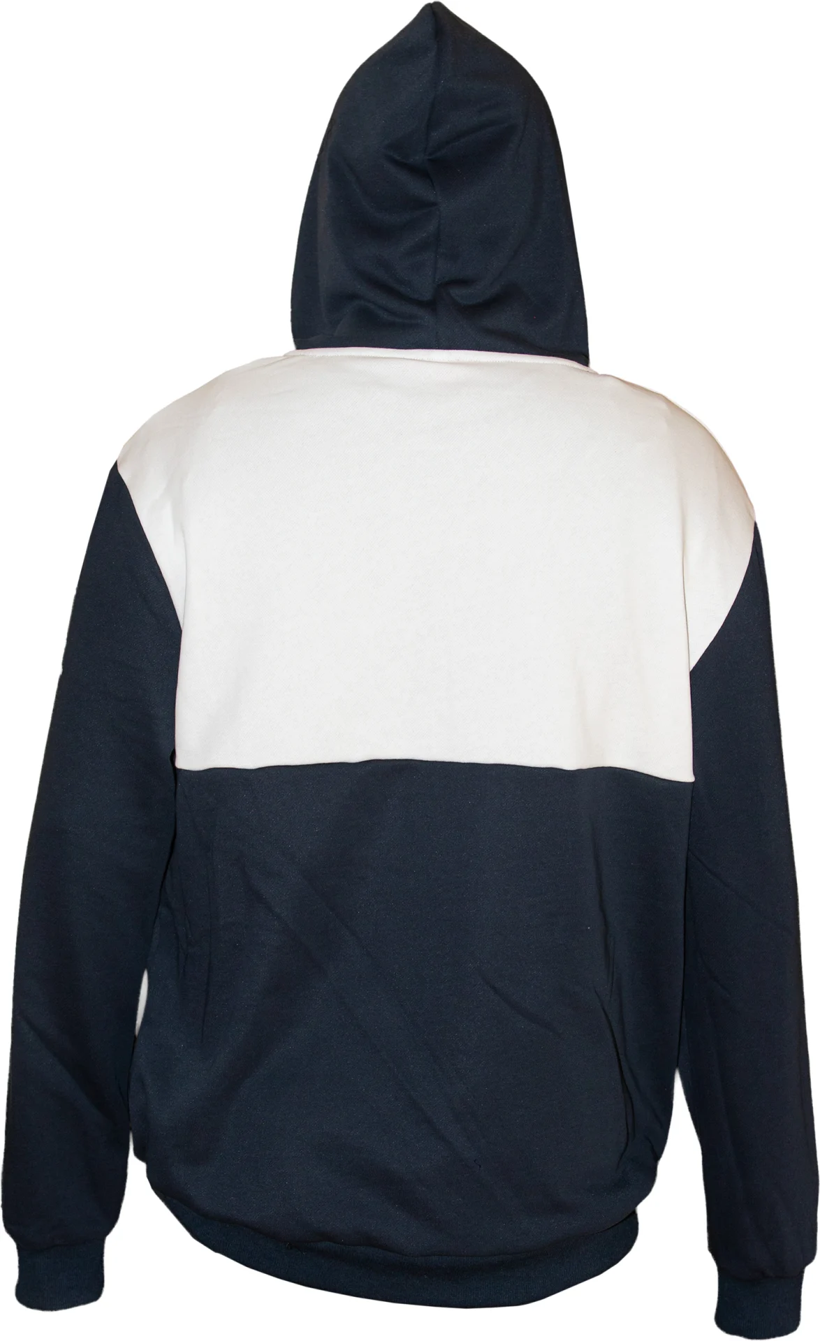 D'Cor Honda HRC2 Sweatshirt in navy, back view with white upper back panel