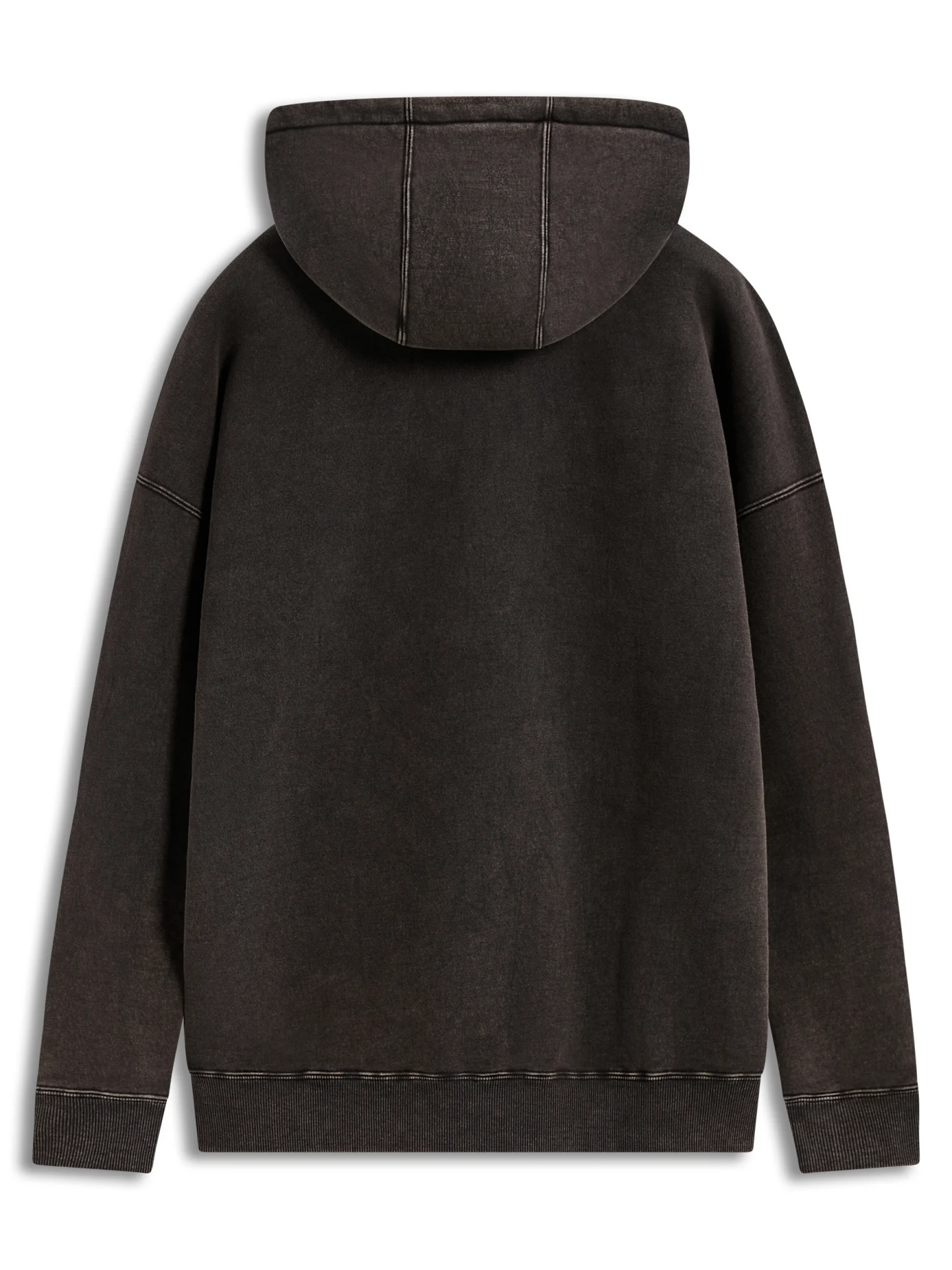Alpinestars Infinite Washed Oversized Hoodie in washed black, back view