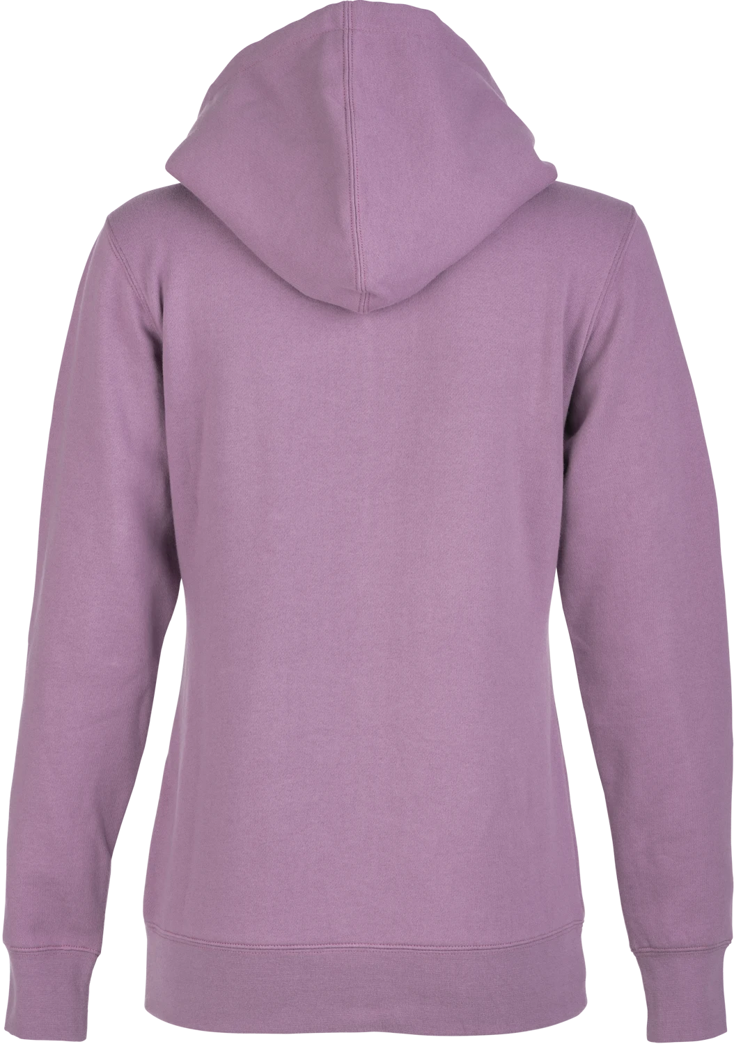 FLY Racing Women's Corporate Zip Up Hoodie in mauve, back view