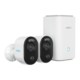 ערכת 2 מצלמות אבטחה חיצוניות Reolink Argus 3E +מקליט Home Hub