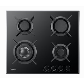 כיריים גז 60 ס"מ בלרס Bellers BL60MBG זכוכית שחור מט