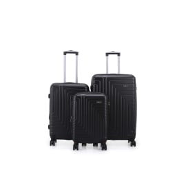 סט 3 מזוודות 20/25/29 אינץ' SWISS VOYAGER COVENT שחור