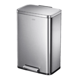 פח אשפה רגלית 50 ליטר EKO MADISON EK9361MMT נירוסטה מוברשת