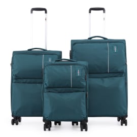 סט 3 מזוודות 20/24/28 SWISS ROYAL C-LITE טורקיז