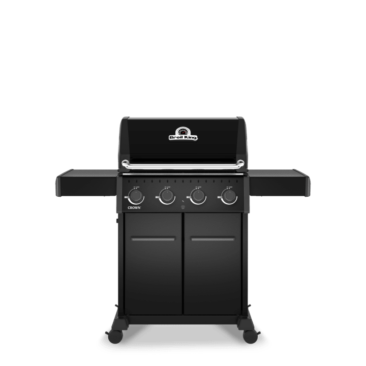 גריל גז 4 מבערים עם כירת צד BROIL KING CROWN 420 שחור