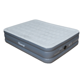 מזרן זוגי מתנפח כולל משאבה Glamp GTDAB46 - אפור כהה