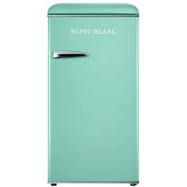 מקרר משרדי מיני בר 95 ליטר מון בלאן MONT BLANC MBR-190DF-PS פיסטוק רטרו
