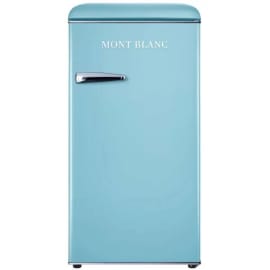 מקרר משרדי מיני בר 95 ליטר מון בלאן MONT BLANC MBR-190DF-BLU כחול רטרו