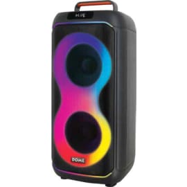 בידורית בלוטוס ניידת Dome Boomix-62 שחור כולל זוג מיקרופונים אלחוטיים