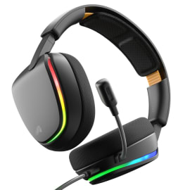 אוזניות גיימרים חוטיות Glorious GHS Eternal RGB שחור