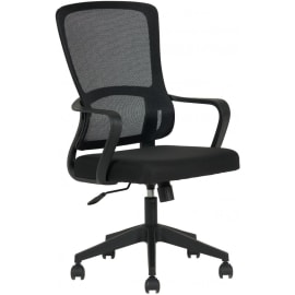 כיסא משרדי ארגונומי גבוה Break שחור
