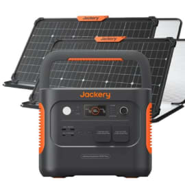 תחנת כוח ניידת Jackery Explorer 1000 Plus 2000W 1260Wh כולל זוג פאנלים סולארי דו צדדי Jackery Solarsaga 80W