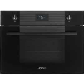 מיקרוגל בנוי משולב תנור 40 ליטר SMEG SO4101M1B3 שחור