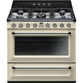 תנור משולב כיריים גז 90 ס"מ SMEG TR90P2 קרם