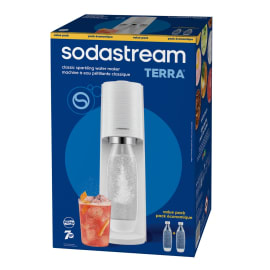 מארז סודה סטרים Sodastream Terra לבן עם 2 בקבוקים