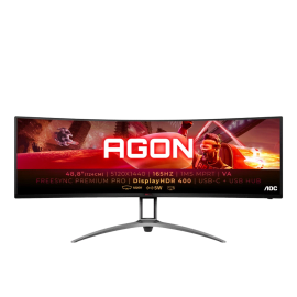מסך מחשב קעור "48.8 AOC AG493UCX2 DQHD VA