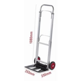עגלת משא מתקפלת טלסקופית 90 ק"ג 250x355 מ"מ Varo Kreator KRT670201