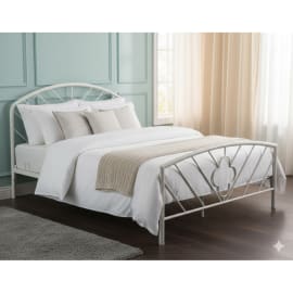 מיטת מתכת זוגית למזרן 140*190 ס”מ ברדקס Bradex Regina