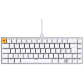 מקלדת גיימינג מכנית חוטית Glorious GMMK V2 לבן