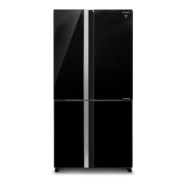 מקרר 4 דלתות שארפ SHARP SJ-8841 זכוכית שחורה