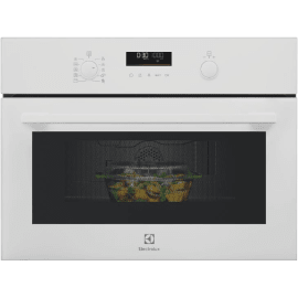 מיקרוגל בנוי משולב תנור 46 ליטר אלקטרולוקס Electrolux ECK5401V זכוכית לבנה