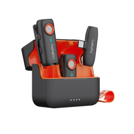 ערכת שני מיקרופונים אלחוטיים Hohem 2TX + 1RX + Charging Case