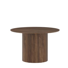 שולחן פינת אוכל עגול סטפ אפ STEP UP 817 בצבע אגוז