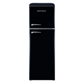 מקרר מקפיא עליון 295 ליטר מון בלאן MONT BLANC MBR-390DF-BLK שחור רטרו