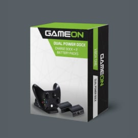 תחנת טעינה לבקר אקסבוקס גיים און Game On Dual Power Dock