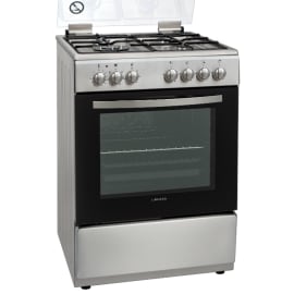תנור משולב כיריים 60 ס"מ LACASA LCV60IX נירוסטה