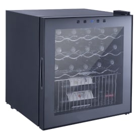 מקרר יין 19 בקבוקים Landers JC50 שחור מדפי נירוסטה